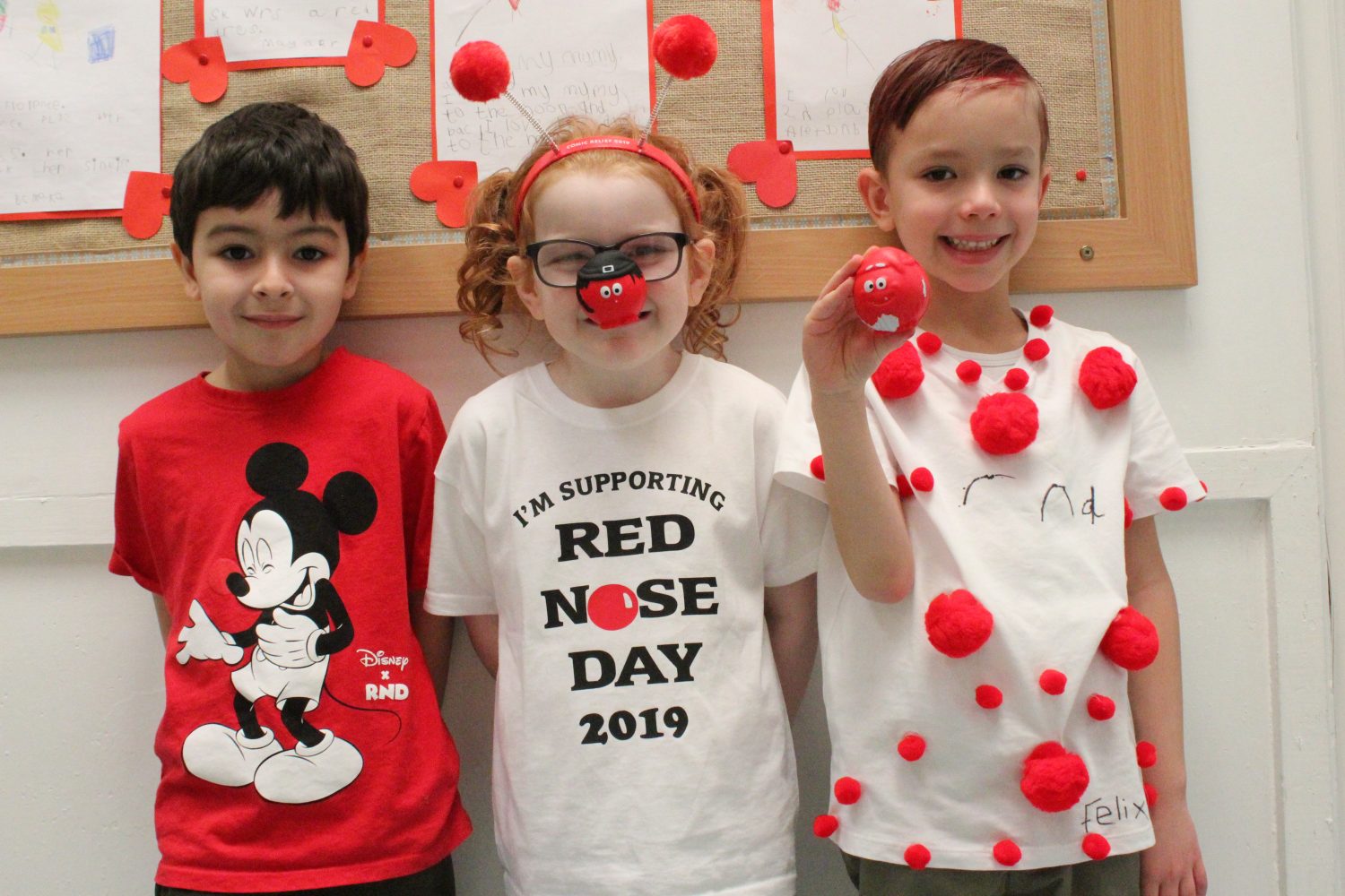 red nose day kids tops